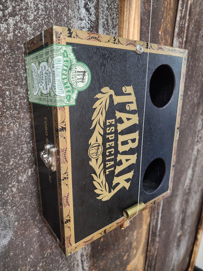 "Musical Maul" Cigar Box Bullet Banjo