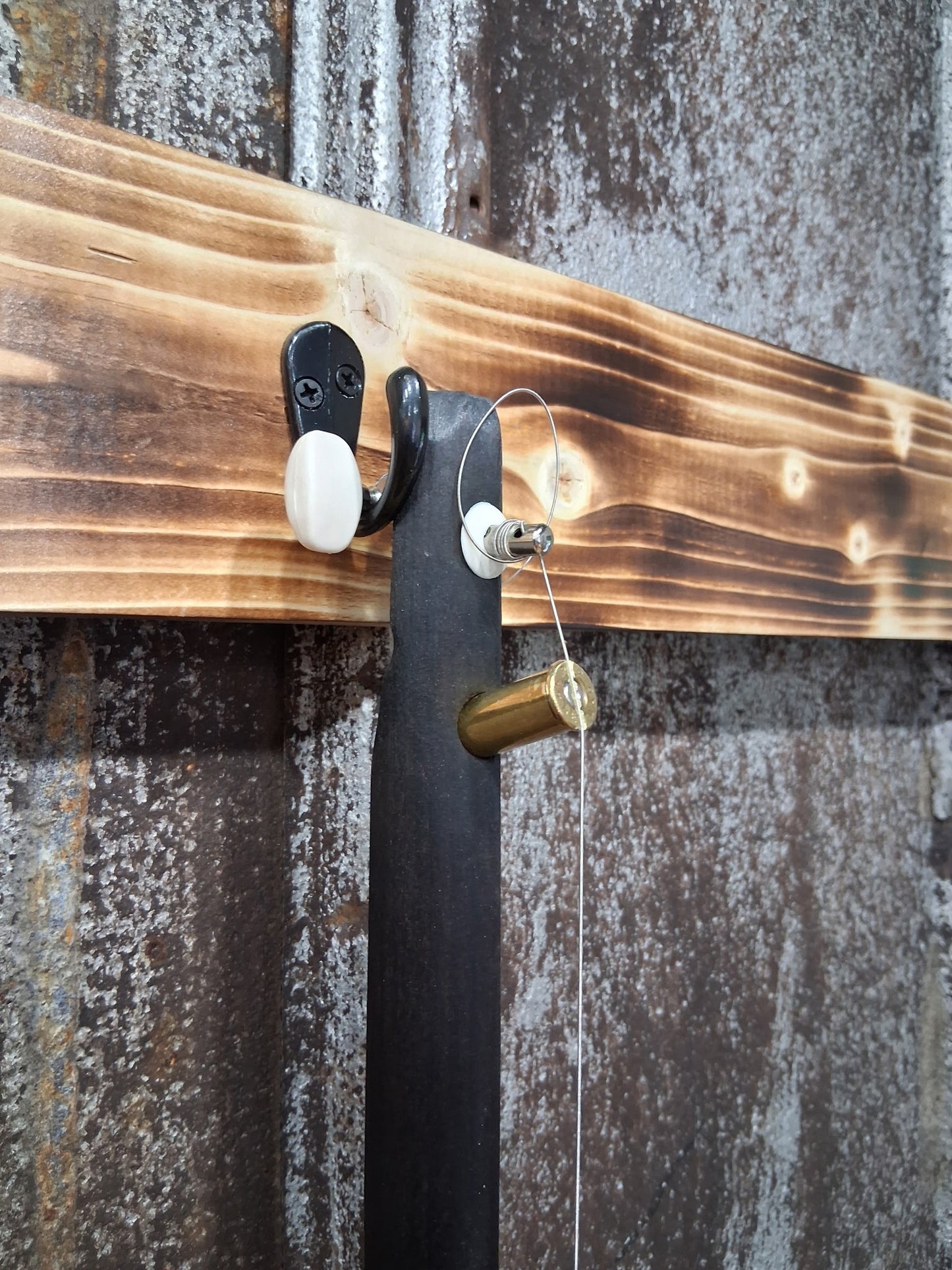 "Lush Lands" Premium Cigar Box Bullet Banjo