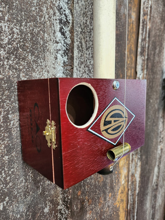 "Pocket Rocket" Mini Cigar Box Bullet Banjo