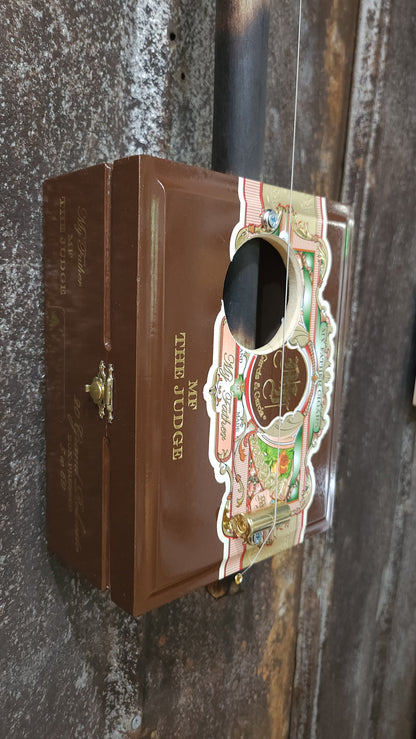 "Malt Baller" Mini Cigar Box Bullet Banjo
