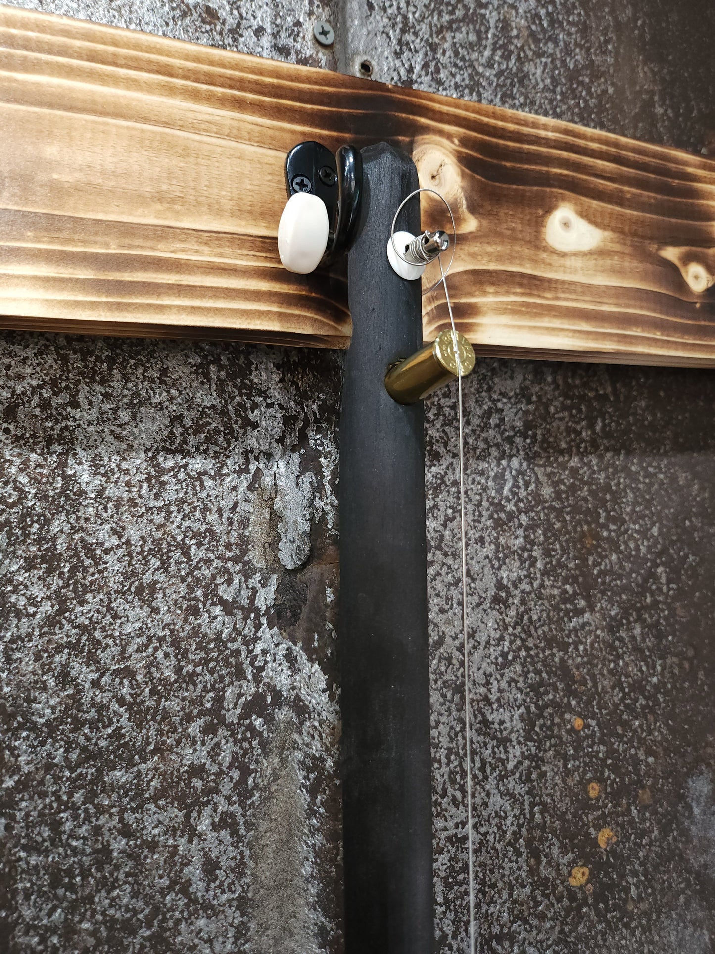 "Dark Nordic" Regular Cigar Box Bullet Banjos