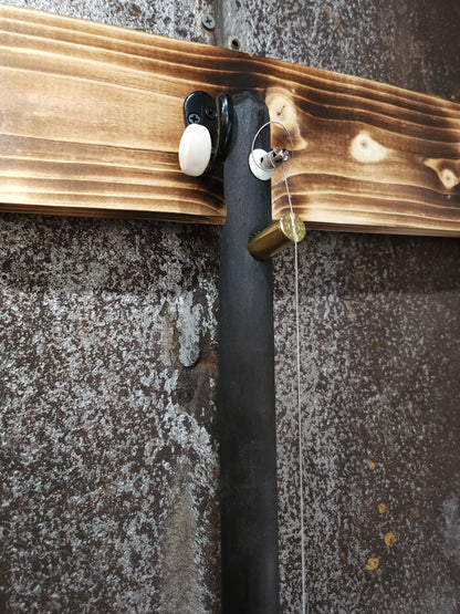 "Dark Nordic" Regular Cigar Box Bullet Banjos