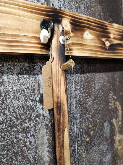 "Brick in the Wall" Regular Cigar Box Bullet Banjo