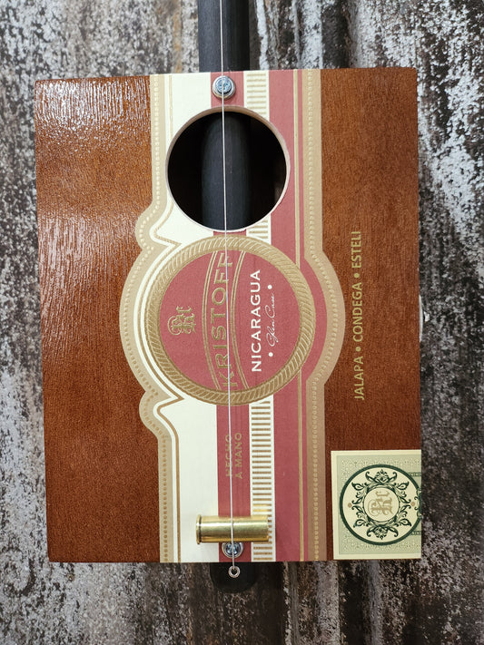 "Dark Band" Regular Cigar Box Bullet Banjo