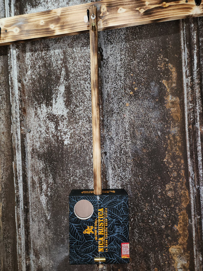 "Tribal Leaf" Regular Cigar Box Bullet Banjo