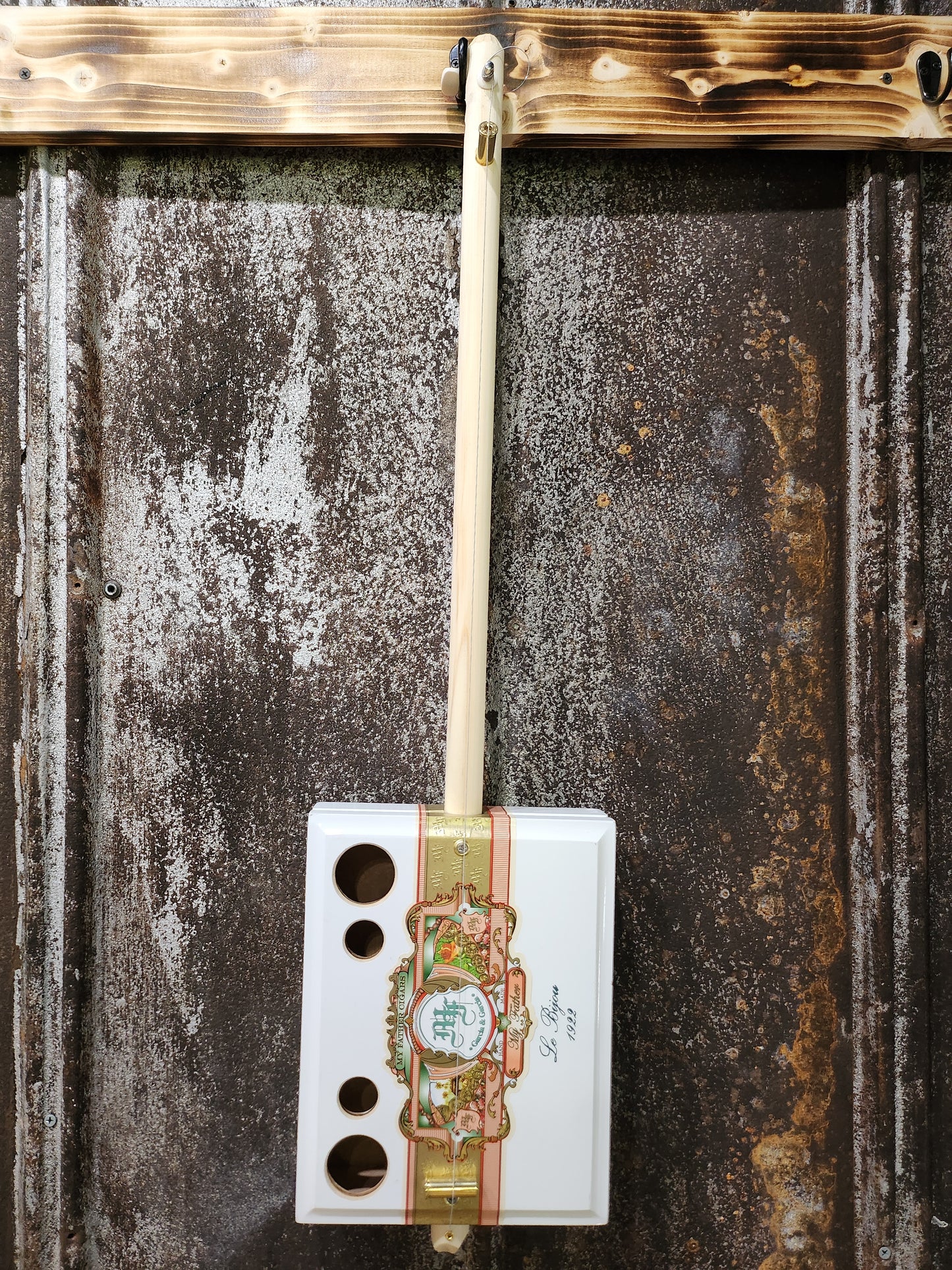"Royal Relic" Premium Cigar Box Bullet Banjo