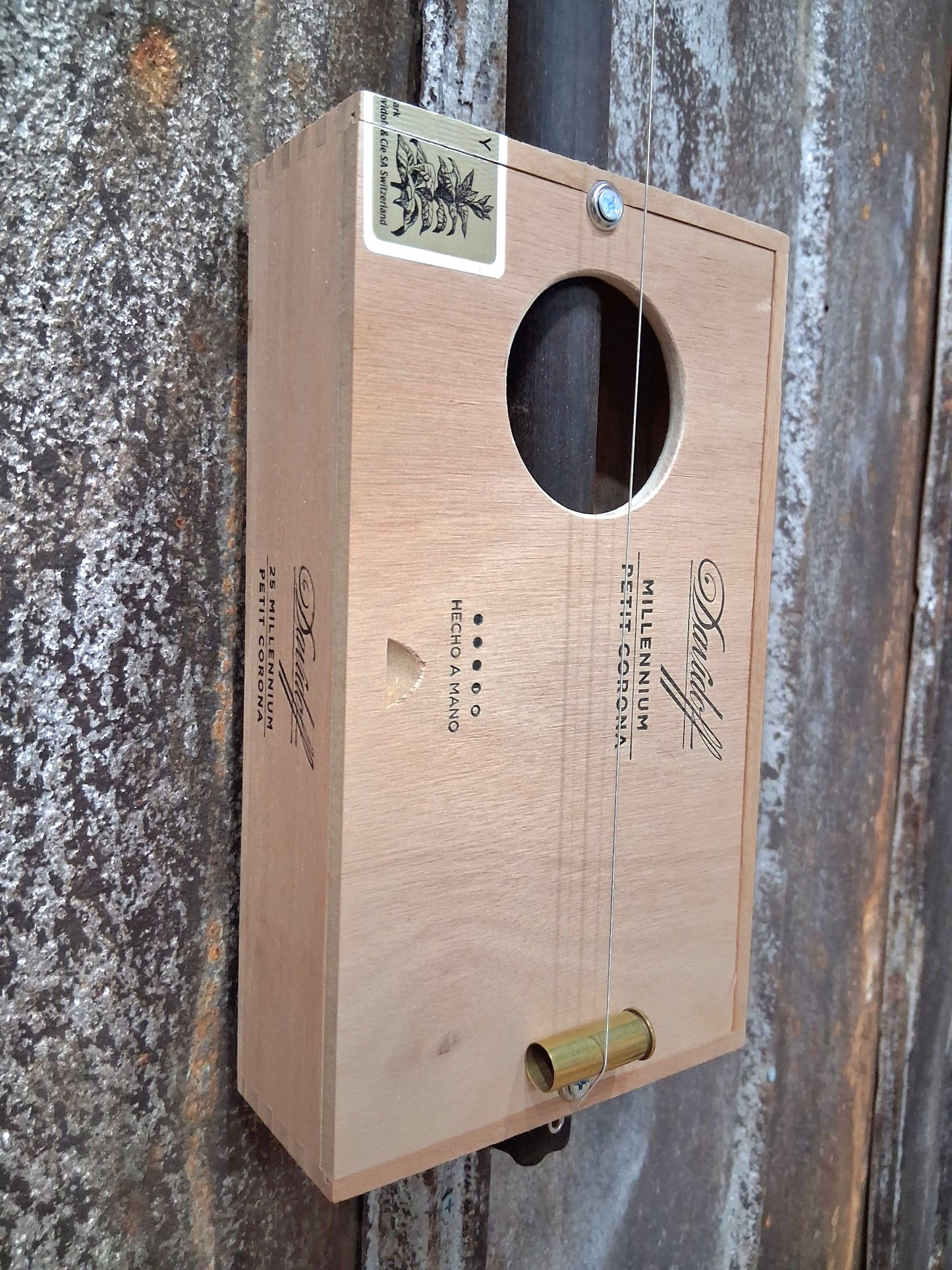 "Lil Bow Diddle" Mini Cigar Box Bullet Banjo