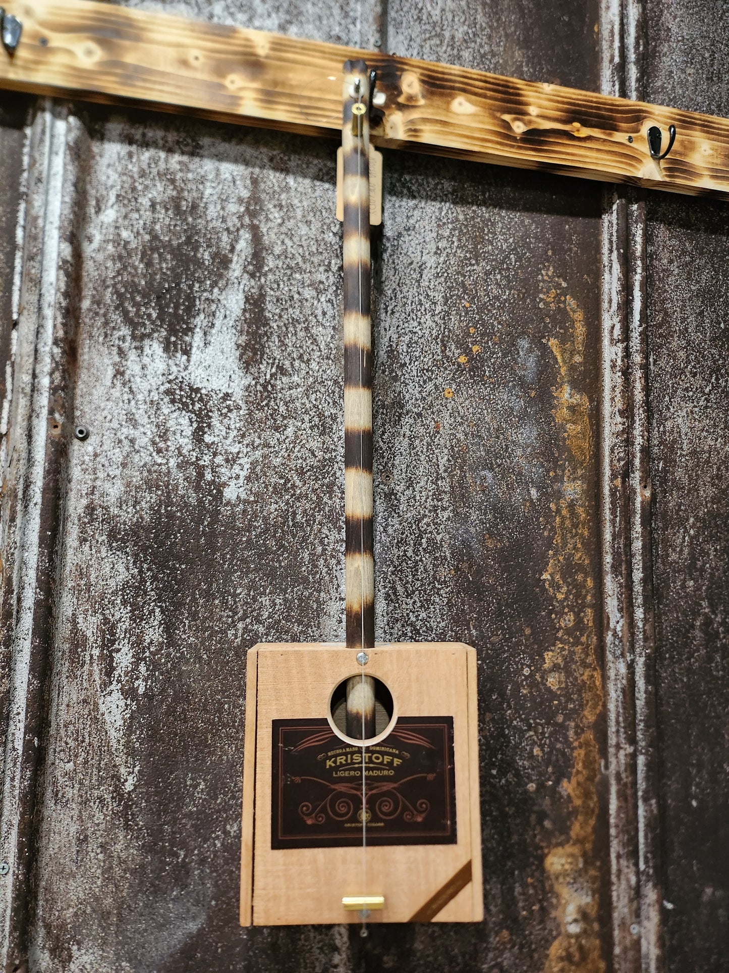 "Mocha Melody" Cigar Box Bullet Banjo