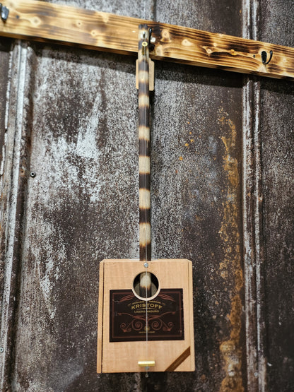 "Mocha Melody" Cigar Box Bullet Banjo