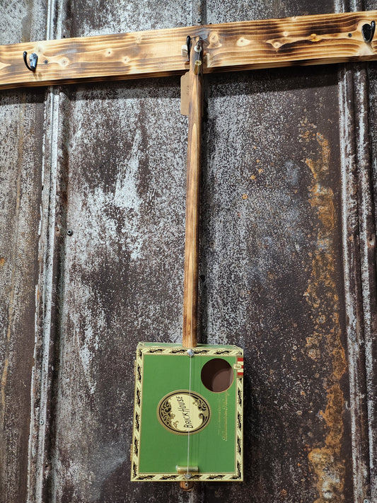 "Brick in the Wall" Regular Cigar Box Bullet Banjo