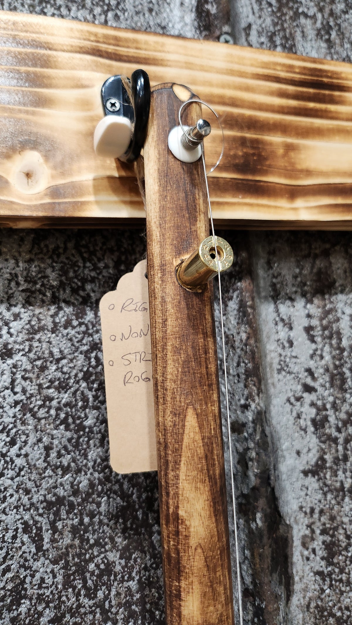 "Social Time" Premium Cigar Box Bullet Banjo