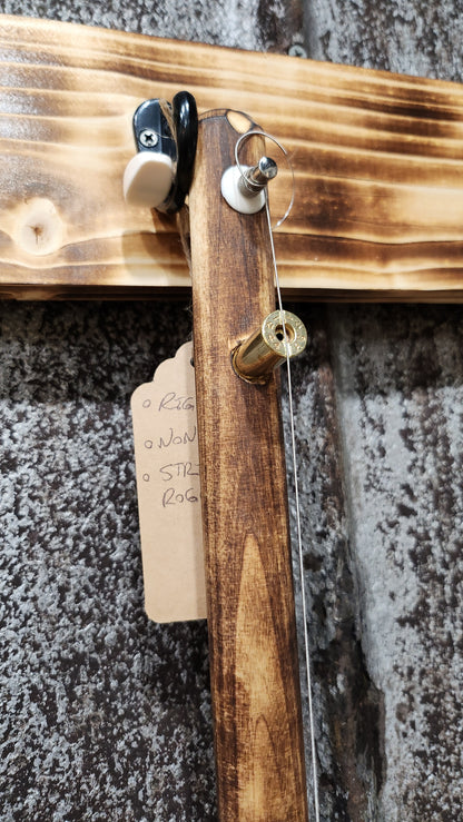 "Social Time" Premium Cigar Box Bullet Banjo
