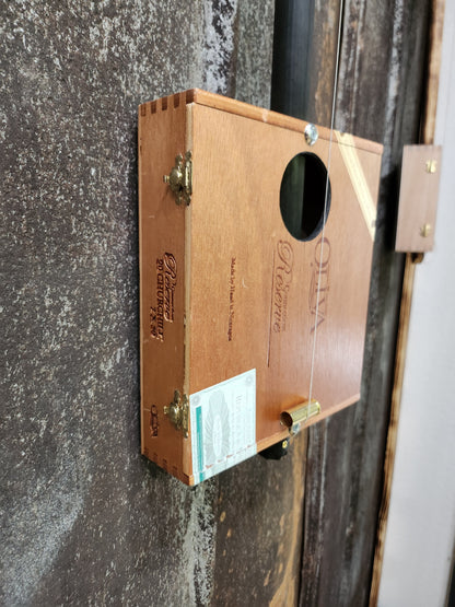 "Simple Wood" Regular Cigar Box Bullet Banjo