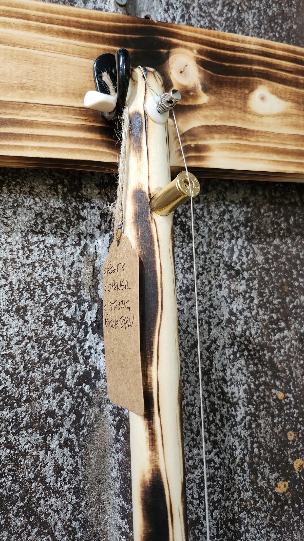 "Forest Talker" Mini Cigar Box Bullet Banjo