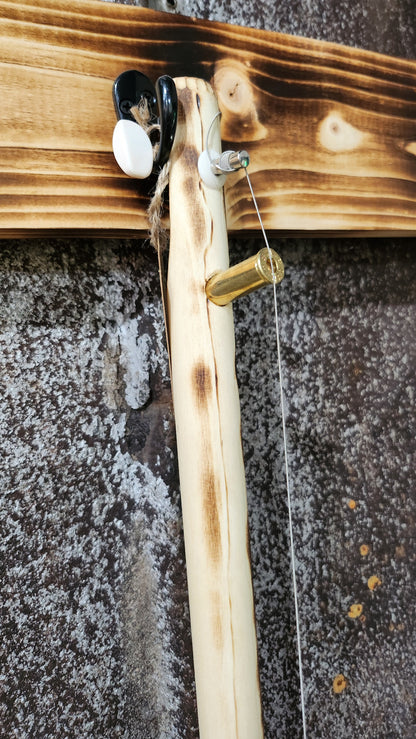 "Bland Stands" Premium Cigar Box Bullet Banjo