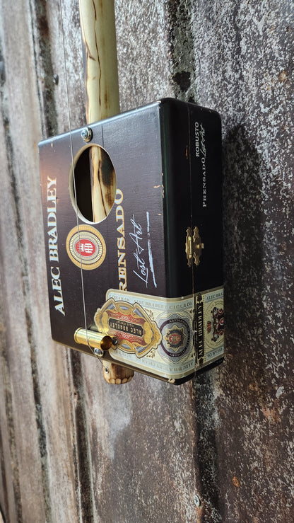 "Forest Talker" Mini Cigar Box Bullet Banjo