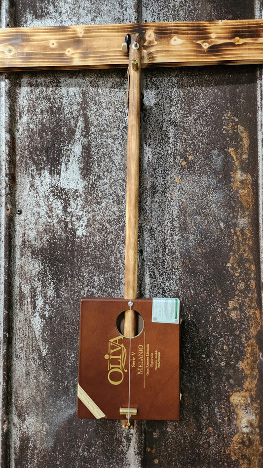 "Event Horizon" Regular Cigar Box Bullet Banjo
