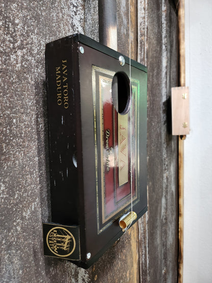 "Velvet Starfield" Regular Cigar Box Bullet Banjo