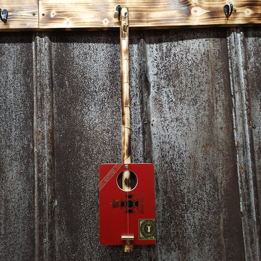 "Enlightened" Mini Cigar Box Bullet Banjo
