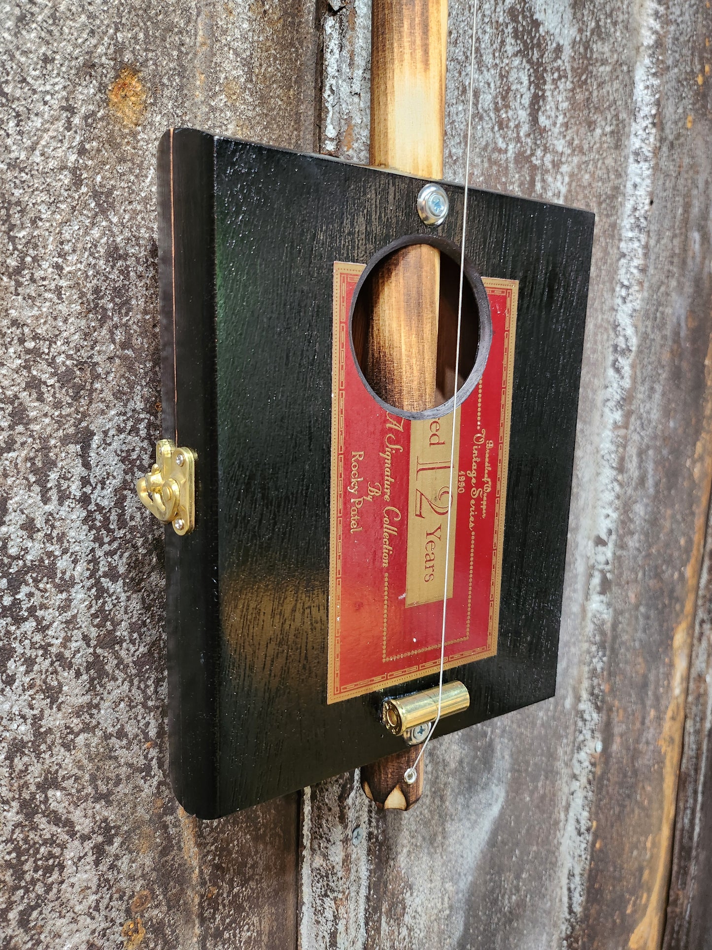 "Fine Wine" Mini Cigar Box Bullet Banjo