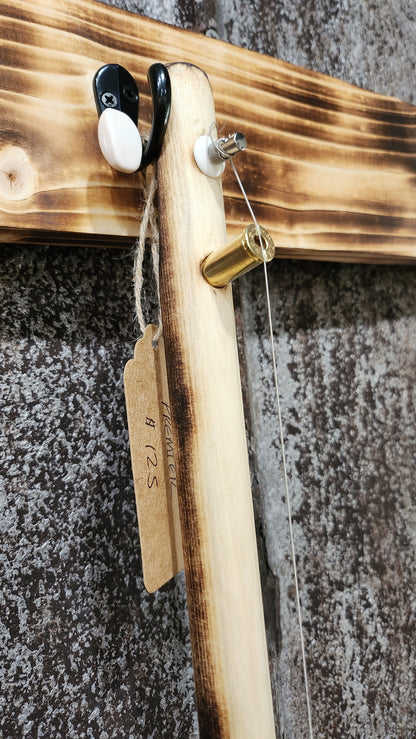 "Hard Splash" Premier Acoustic Cigar Box Bullet Banjo
