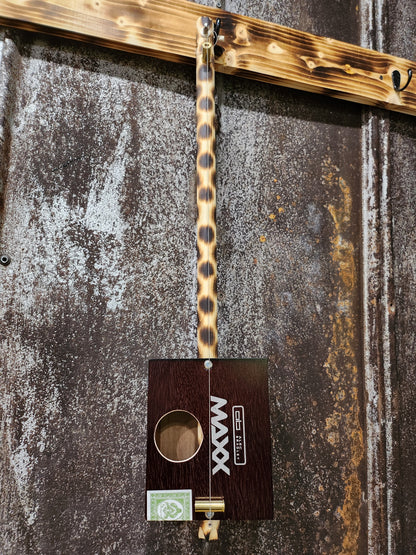 "Cheetah Maxx" Mini Cigar Box Bullet Banjo