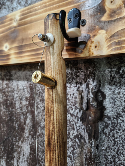 "Deal With The Devil" Mini Cigar Box Bullet Banjo