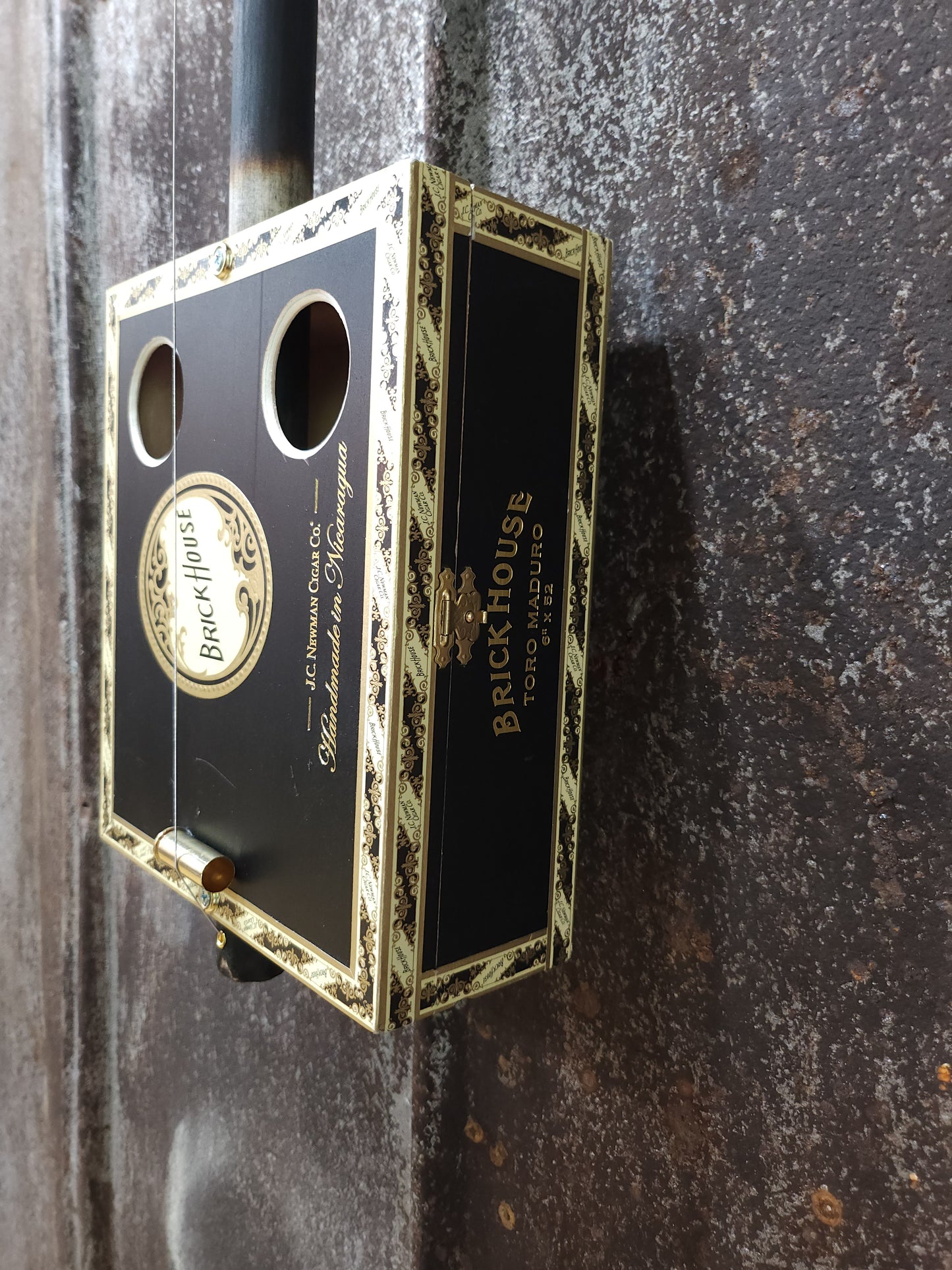 "Black Parade" Premium Cigar Box Bullet Banjo