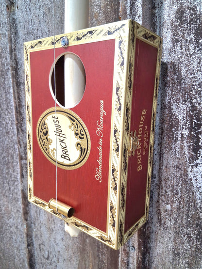 "Cornerstone" Mini Cigar Box Bullet Banjo