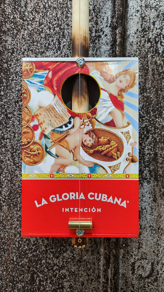 "Cloud-9" Regular Cigar Box Bullet Banjo