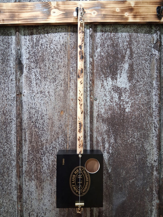 "The Garden Path" Electric Cigar Box Bullet Banjo