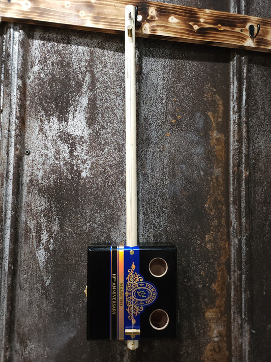 "Cosmic Cobalt" Premium Cigar Box Bullet Banjo