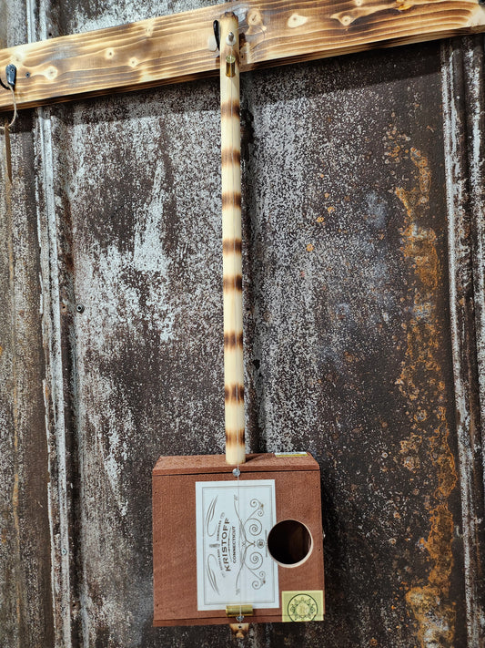 "Rugged Rifter" Regular Cigar Box Bullet Banjo