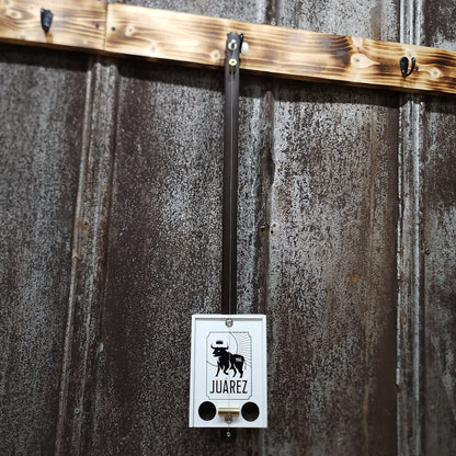 "Crowned Bull" Mini Cigar Box Bullet Banjo