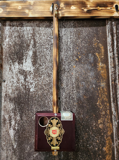 "Mission Purple" Mini Cigar Box Bullet Banjo