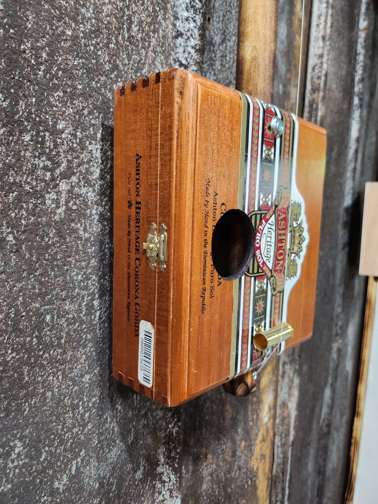 "Slappin Ashton" Mini Cigar Box Bullet Banjo