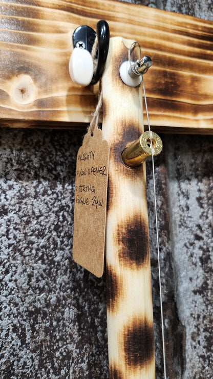"Sun Leaf" Regular Cigar Box Bullet Banjo