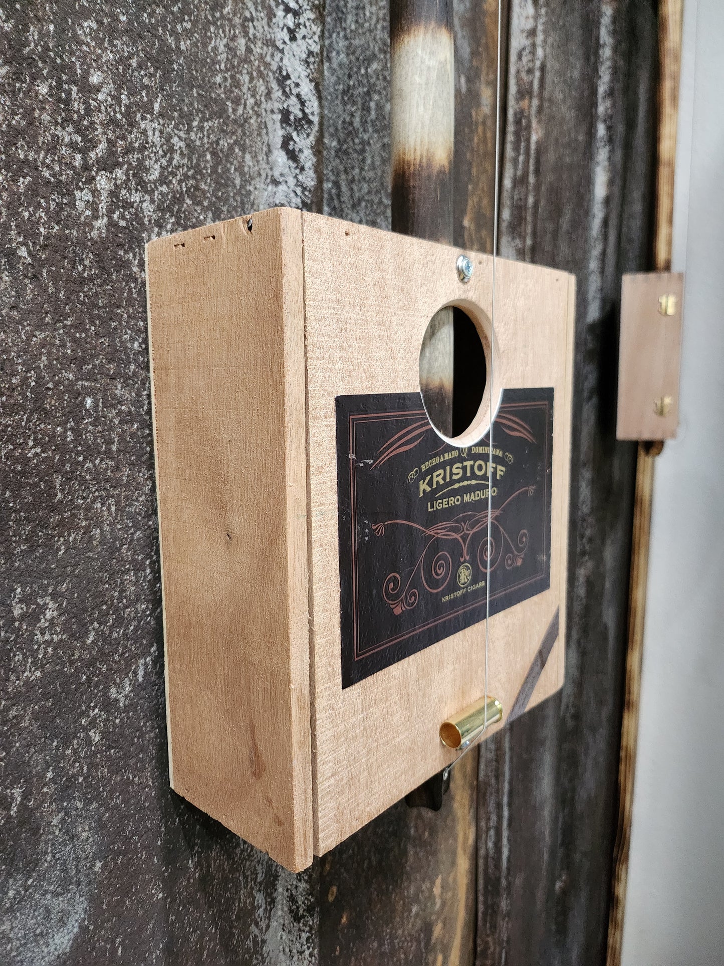 "Mocha Melody" Cigar Box Bullet Banjo