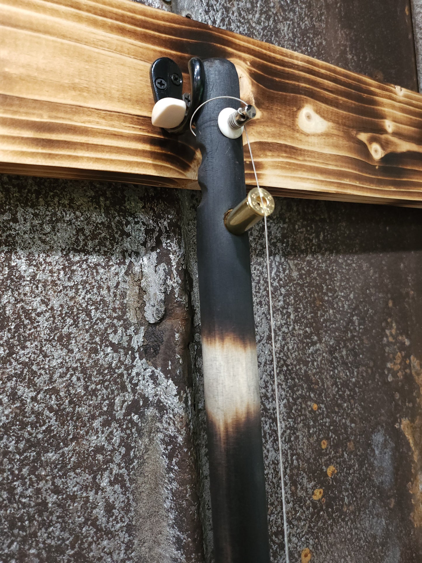 "Black Parade" Premium Cigar Box Bullet Banjo