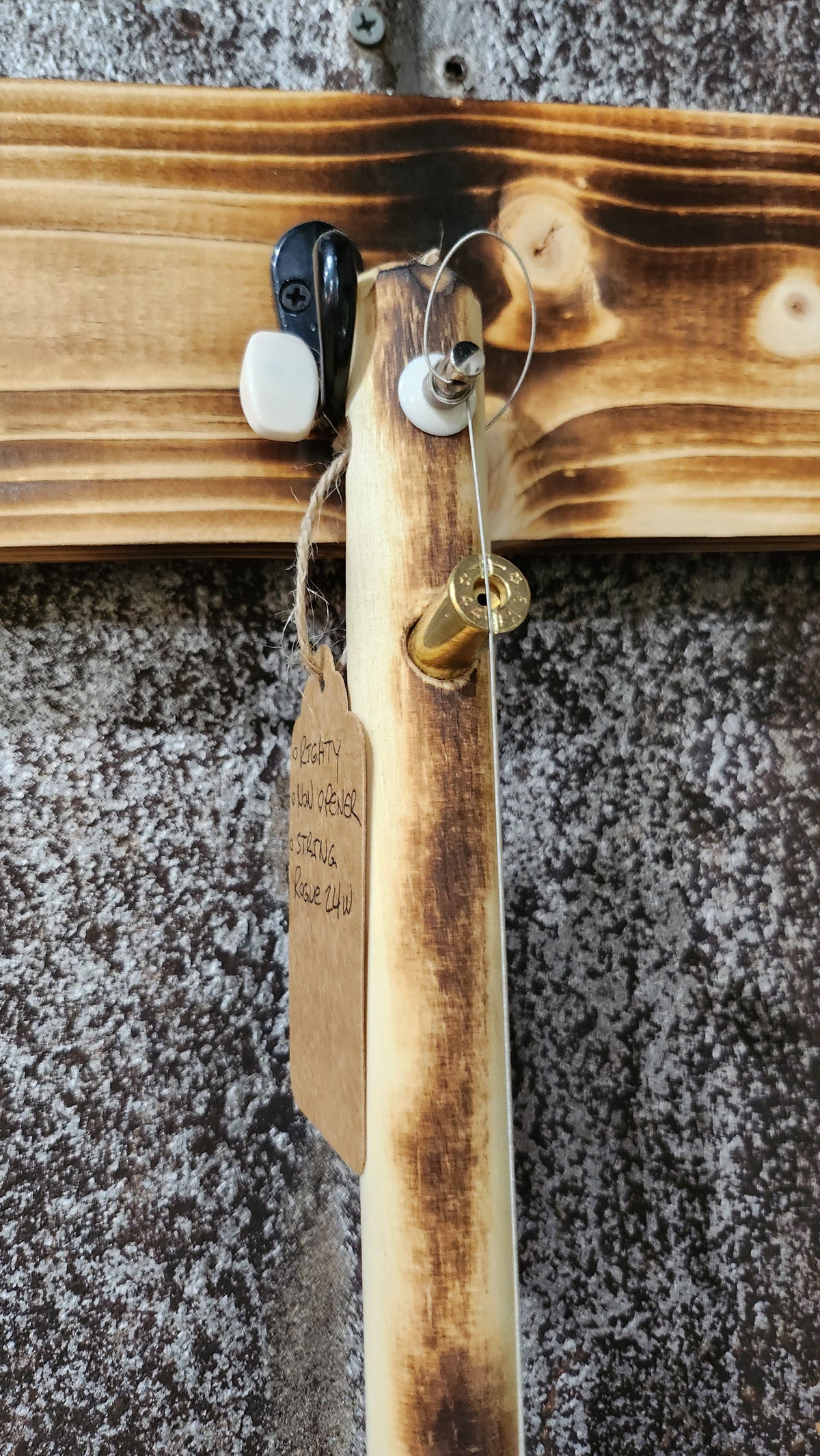 "Tall Box" Mini Cigar Box Bullet Banjo