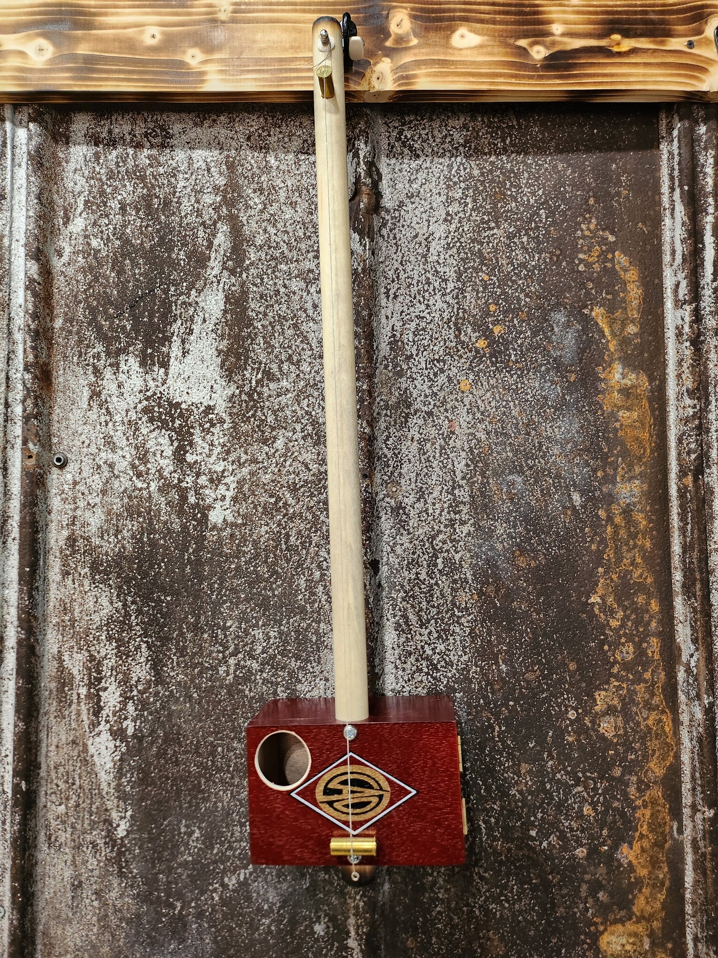 "Pocket Rocket" Mini Cigar Box Bullet Banjo