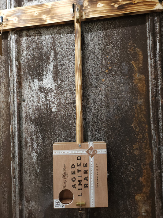 "Hole Shot" Premium Cigar Box Bullet Banjo