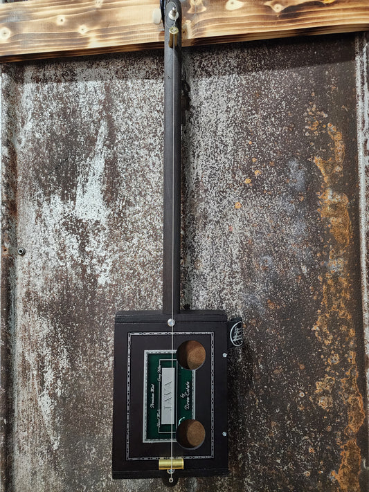 "Mint Chocolate Java" Mini Cigar Box Bullet Banjo