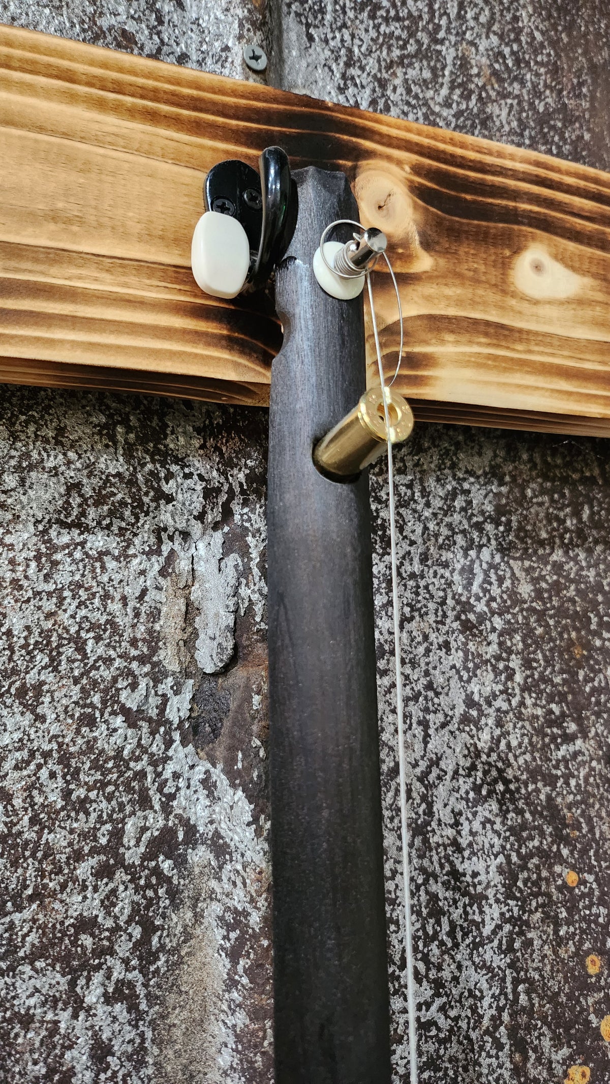 "Tiger Tunes" Premium Cigar Box Bullet Banjo