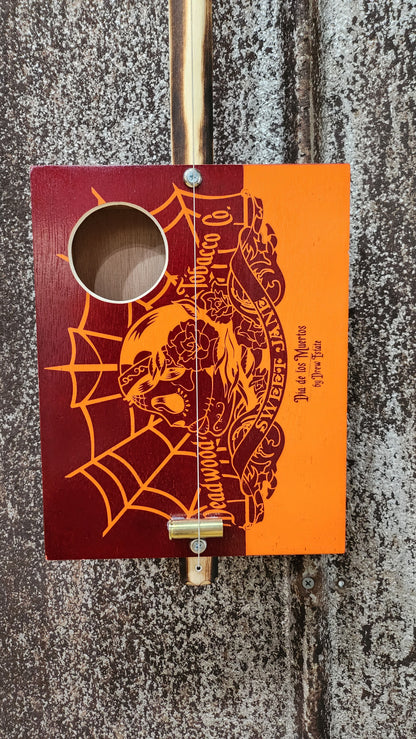 "Calavera" Premier Acoustic Cigar Box Bullet Banjo