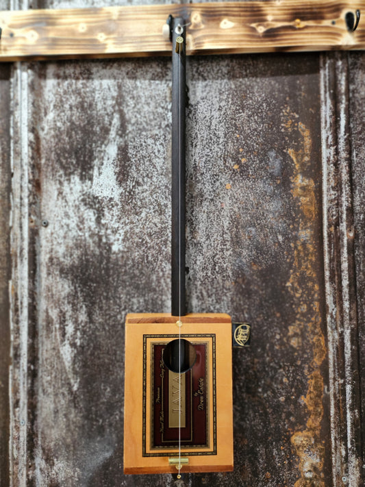 "JAVA LAVA" Regular Cigar Box Bullet Banjo