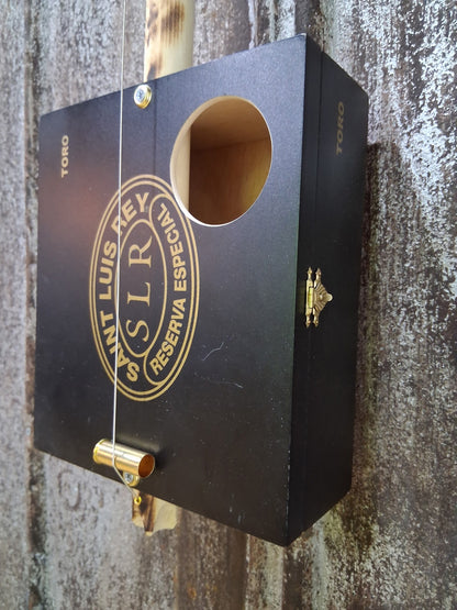 "The Garden Path" Electric Cigar Box Bullet Banjo